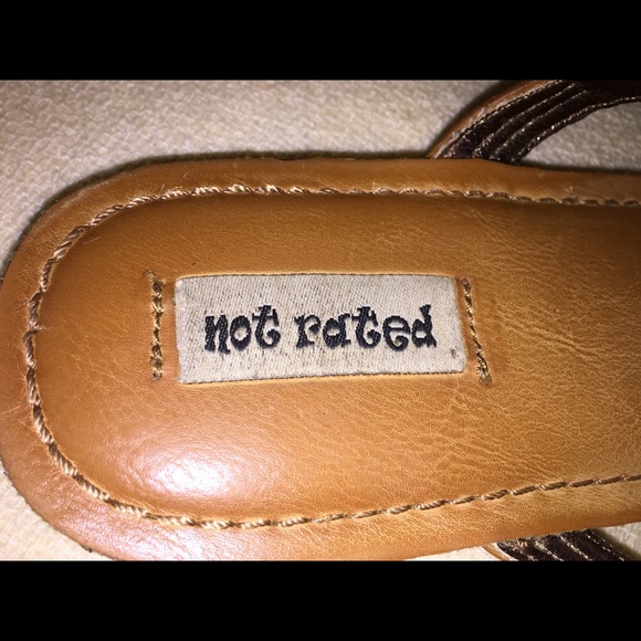 Not Rated Flat Rhinestone Sandals - Picture 4 of 8